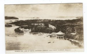 RPPC Poscard Bigwin Inn Lake of Bays Canadas Largest Finest Summer Resort Canada