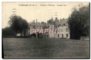 Old Postcard ST Christophe Chateau D Aulnay South Facade