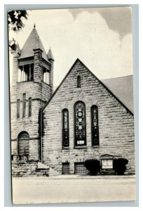 Vintage 1950's Photo Postcard The First Presbyterian Church of Ithaca Michigan