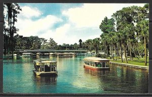 Florida, Silver Springs - Glass Bottom Boats Cruise - [FL- 580]