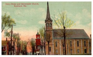 Maine Rockland Union Square and Universalist Church