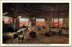 Kiva Desert View Grand Canyon National Park Arizona Indian Watchover Postcard