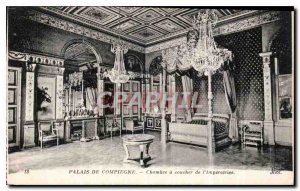 Old Postcard Palace of Compiegne Bedroom of Empress