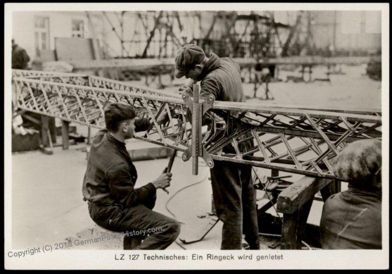 Germany Graf Zeppelin 1929 Round the World Series Construction Photograph 62700