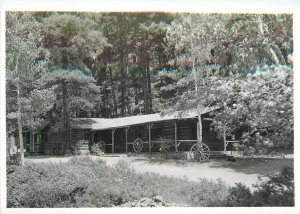 Postcard RPPC Wyoming Cody Absaroka Lodge 1950s occupation 23-10796