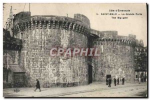 Old Postcard Saint Malo La Grande Porte