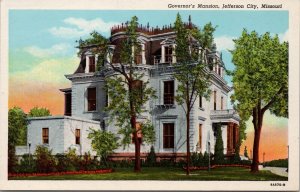 Governor's Mansion Jefferson City MO Postcard PC385