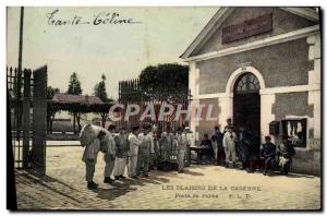 Postcard Old Army Barracks Police Station