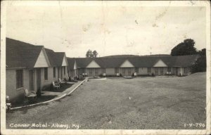 Albany Kentucky KY Conner Motel Cline Real Photo Postcard