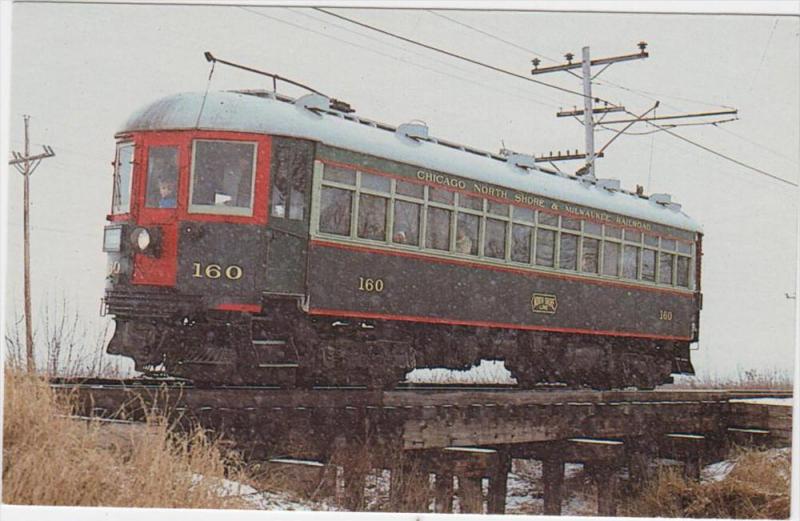 3221 Chicago north shore & milwaukee no.160(brill 1915) 160 is the oldest nsl...