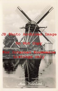 Netherlands, Mooi, RPPC, Windmill, Photo