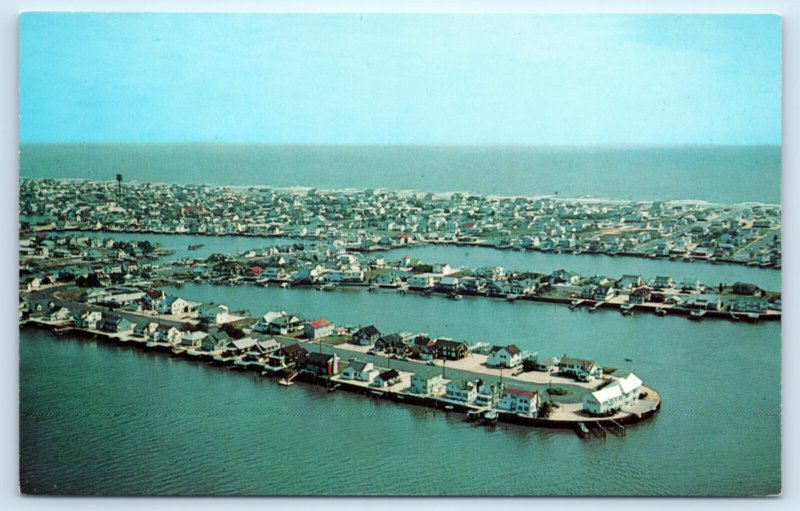 Stone Harbor NJ Postcard Aerial View New Jersey