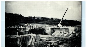 1993 Construction of Dike Levee Lock Haven Pennsylvania PA Unposted Postcard