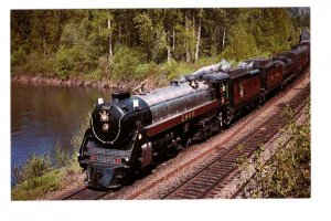 Canadian Pacific Railway Train, Eagle Pass, Selkirk Mountains, British Columbia