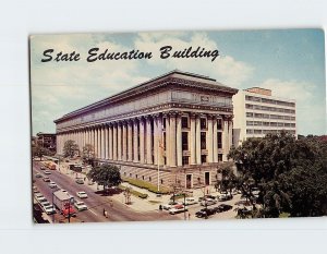 Postcard State Education Building Albany New York USA