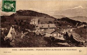 CPA AIX-les-BAINS Plateau et Hotel du Revard et le Mont-Blanc (681638)