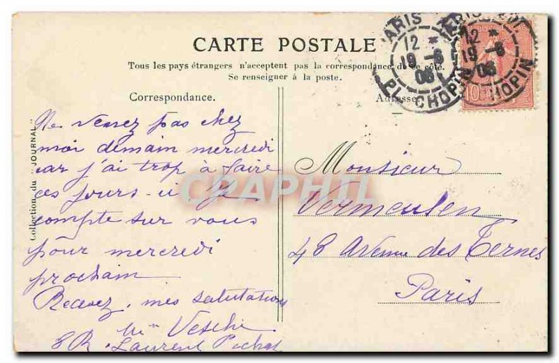 Old Postcard Castle of Carcassonne