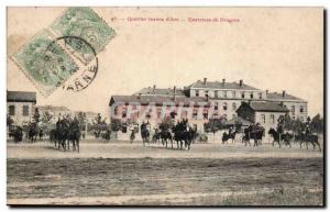 Postcard Old Quarter Reims Jeanne d & # 39Arc Dragons Army Exercises