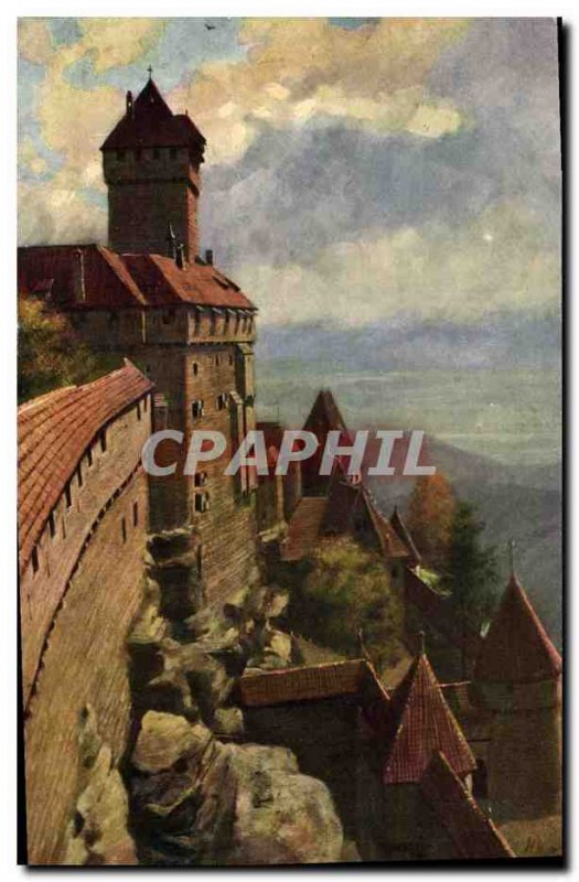 Postcard Old Chateau Hoh Konigsburg