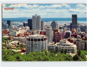 Postcard The City from Mt. Royal Look-Out, Montreal, Canada