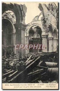 Old Postcard The Great War 1914 Albert Basilica