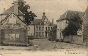 CPA Env. de JOIGNY - SORMERY - maison d' École et mairie (147205)