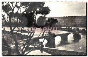 Modern Postcard The Rhone Avignon and Pont St. Benezet