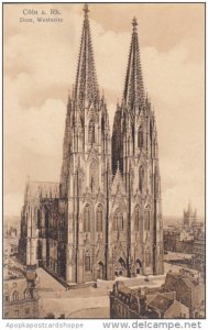 Germany Koeln Westseite Dom