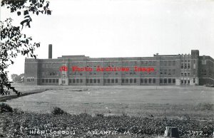 IA, Atlantic, Iowa, RPPC, High School, LL Cook Photo No 3772