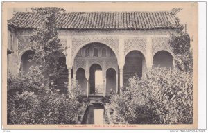 Generalife, Entrada A La Galeria De Retratos, Granada (Andalucia), Spain, 190...