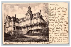 Vintage 1904 Postcard The Church School for Girls Windsor Nova Scotia Canada