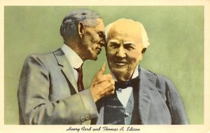 Henry Ford and Thomas A. Edison Greenfield Village Dearborn, Michigan USA Vie...