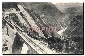 Old Postcard Dauphine line Mure passage Rivoire