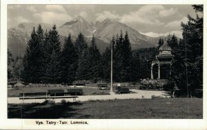 Czech Republic Vysoké Tatry Lomnica RPPC 06.94