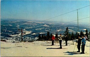 Vermont Ludlow Okemo Mountain Ski Area At The Summit 1962