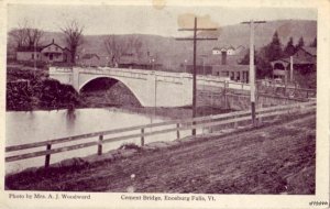 A.J. WOODWARD PHOTO CEMENT BRIDGE ENOSBURG FALLS, VT 