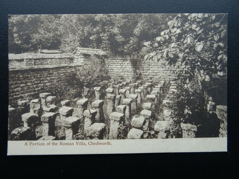 Gloucestershire CHADWORTH ROMAN VILLA - Old Postcard by W. Dennis Moss