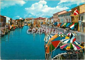 Postcard Modern Cesenatico Riviera Adriatica port channel