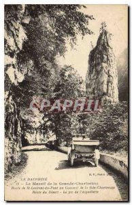 Old Postcard The Massif de la Grande Chartreuse Route de St Laurent du Pont a...