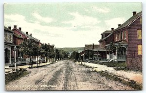 c1910 GREENVILLE PENNSYLVANIA FOURTH STREET EAST STREET VIEW POSTCARD P4115