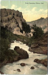 c1910 CHICO CALIFORNIA IRON CANYON EARLY POSTCARD 42-74