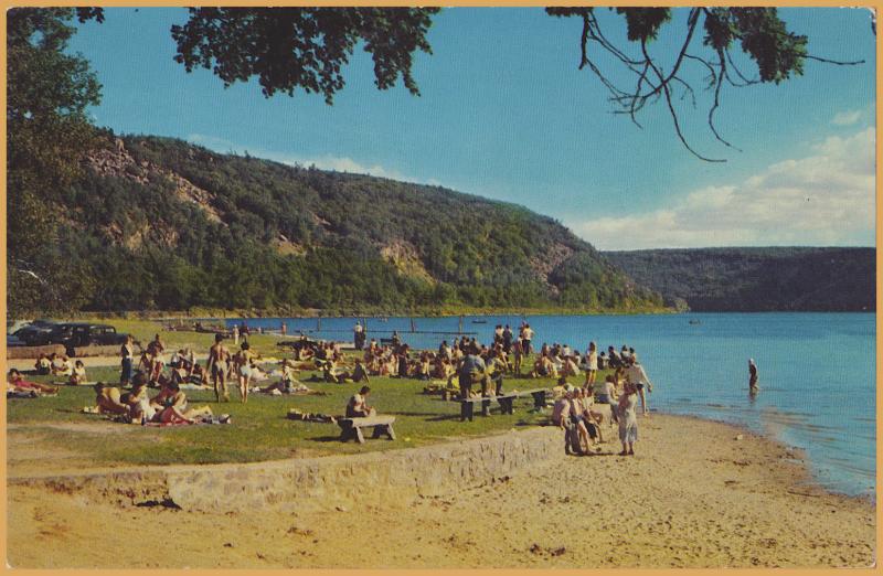 East Bluff, Devil's Lake State Park, Wisconsin-H. H. Bennett Studio