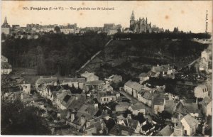 CPA Fougeres vue generale sur St Leonard (1237562)