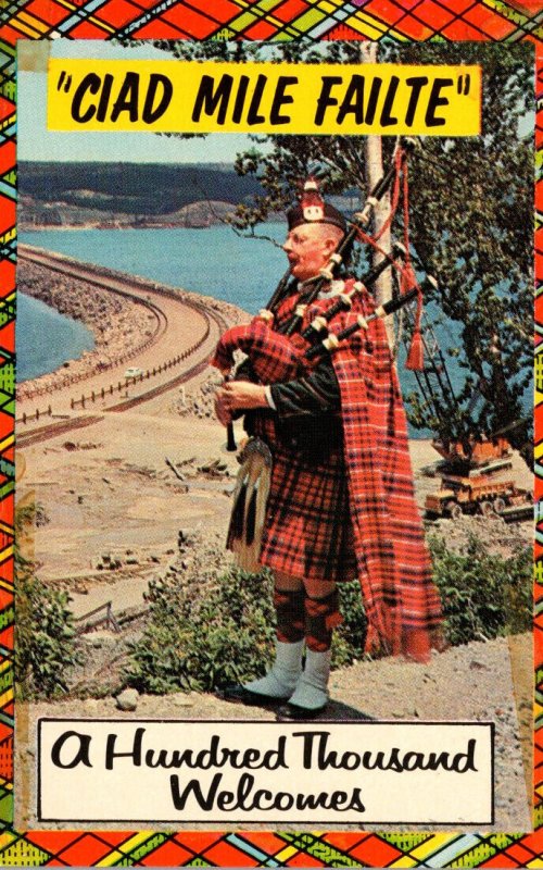 Canada Nova Scotia Cape Breton Scottish Piper