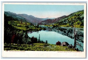 c1905 Lake San Mountain Cristoval Colorado CO Vintage Antique Unposted Postcard