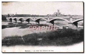 Old Postcard Nevers Railroad Bridge