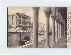 Postcard Fondaco dei Turchi Venice Italy