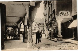 CPA DINAN - Vieilles Maisons a Porche rue de l'Aport (243038)