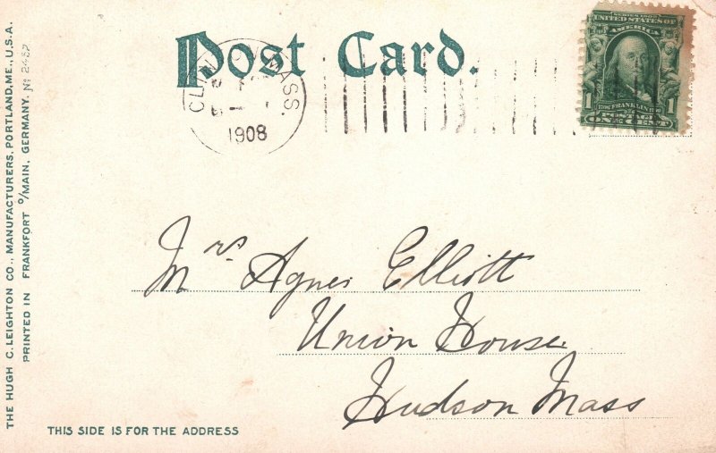 Vintage Postcard 1908 Street Scene Roadside Attractions Lancaster