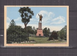 NEW SOUTH WALES, SYDNEY, CAPTAIN COOK'S STATUE, c1910 ppc., unused.